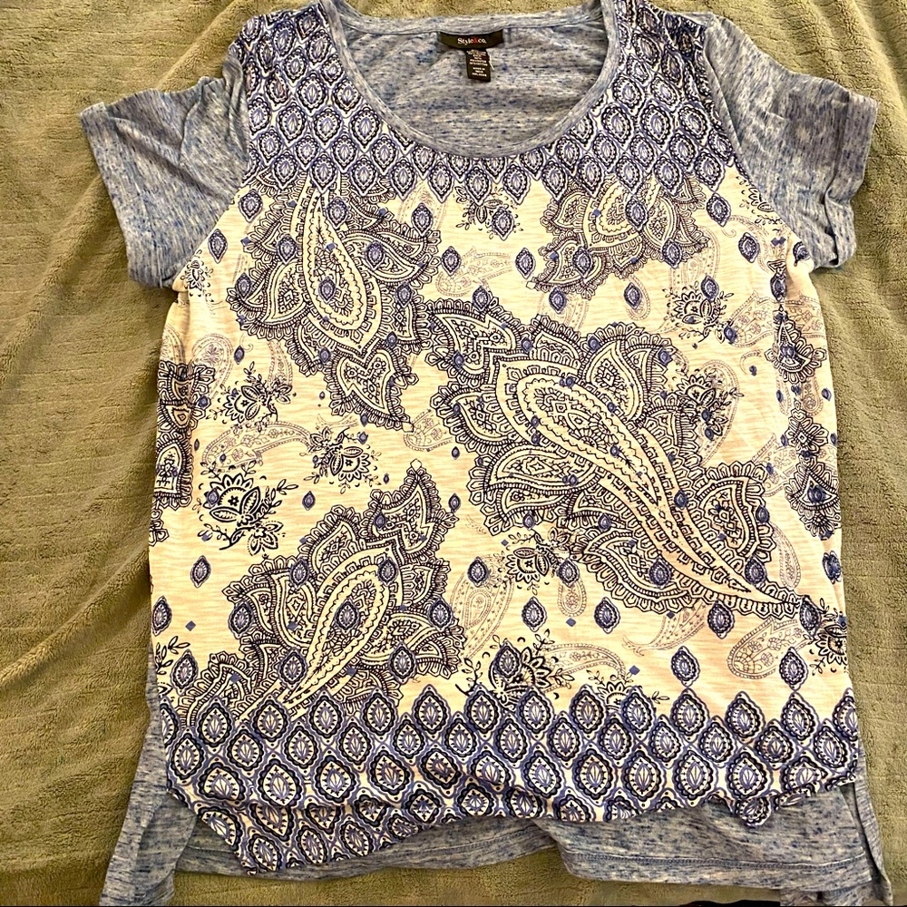 Style & Co women’s XL short sleeved top